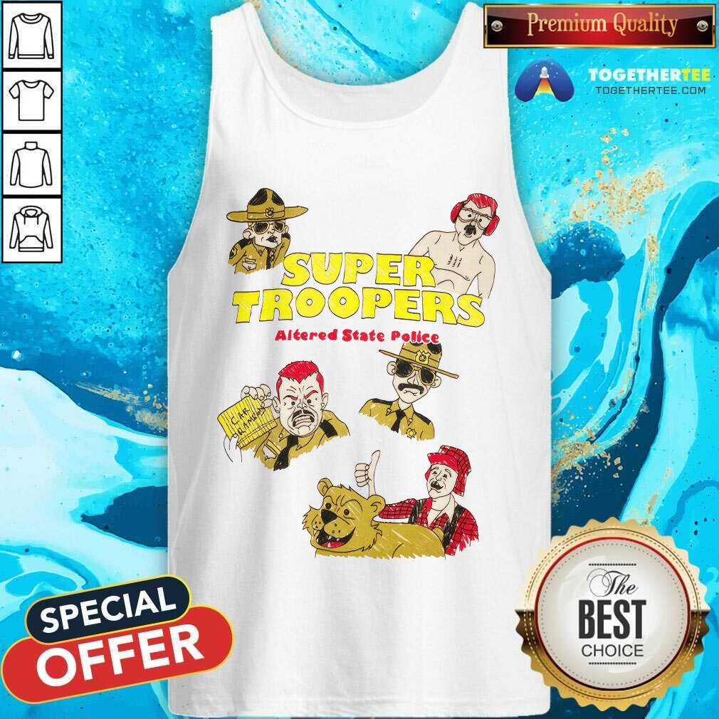 Sketchbook Super Troopers Altered State Police T-shirt - Image 4