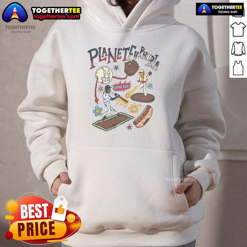 Premium Planet Euphoria Home Run Baseball T-Shirt - Image 2