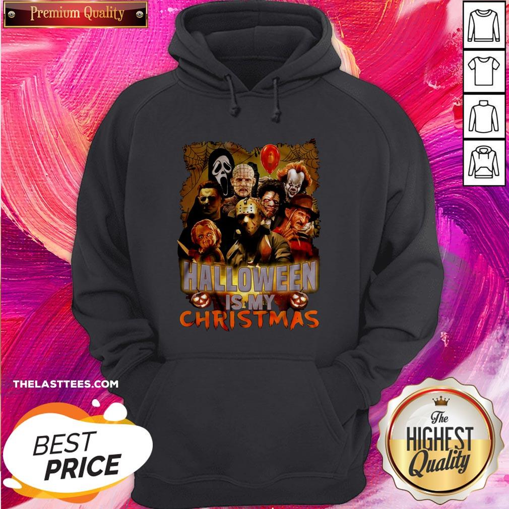 Happy Horror Characters Halloween Is My Christmas Shirt - Image 5