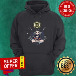 Alternative view of Premium Boston Bruins Jack Skellington This Is Halloween NHL Shirt