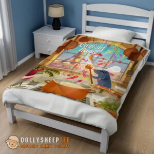 Alternative view of Official Perfect Pixar Ratatouille Warm & Soft Remy Chief Blanket Fleece Customized Blanket