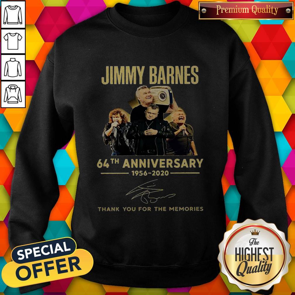 Jimmy Barnes 64th Anniversary 1956 2020 Thank You For The Memories Shirt - Image 4