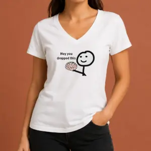 Alternative view of Premium Stickman Hey You Dropped This Shirt