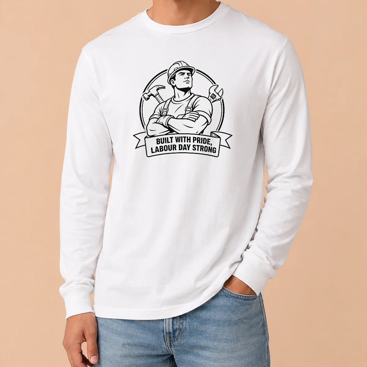 Pretty Premium Labour Day Pride Line Art For Workers Shirt - Image 6