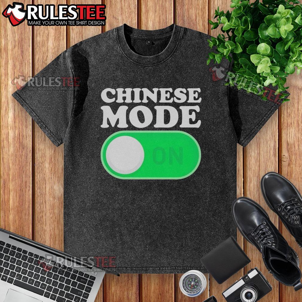Funny Chinese Mode ON T-Shirt - Image 6