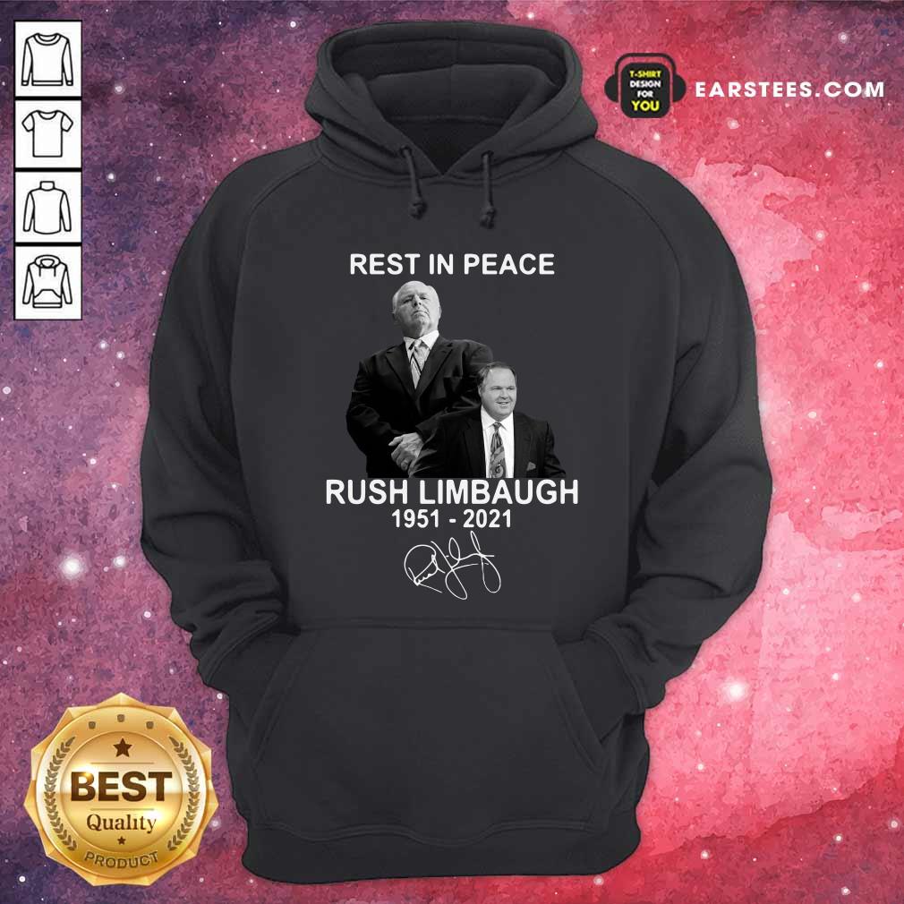 Good Rest In Peace Rush Limbaugh 1951 2021 Signature Shirt - Image 2