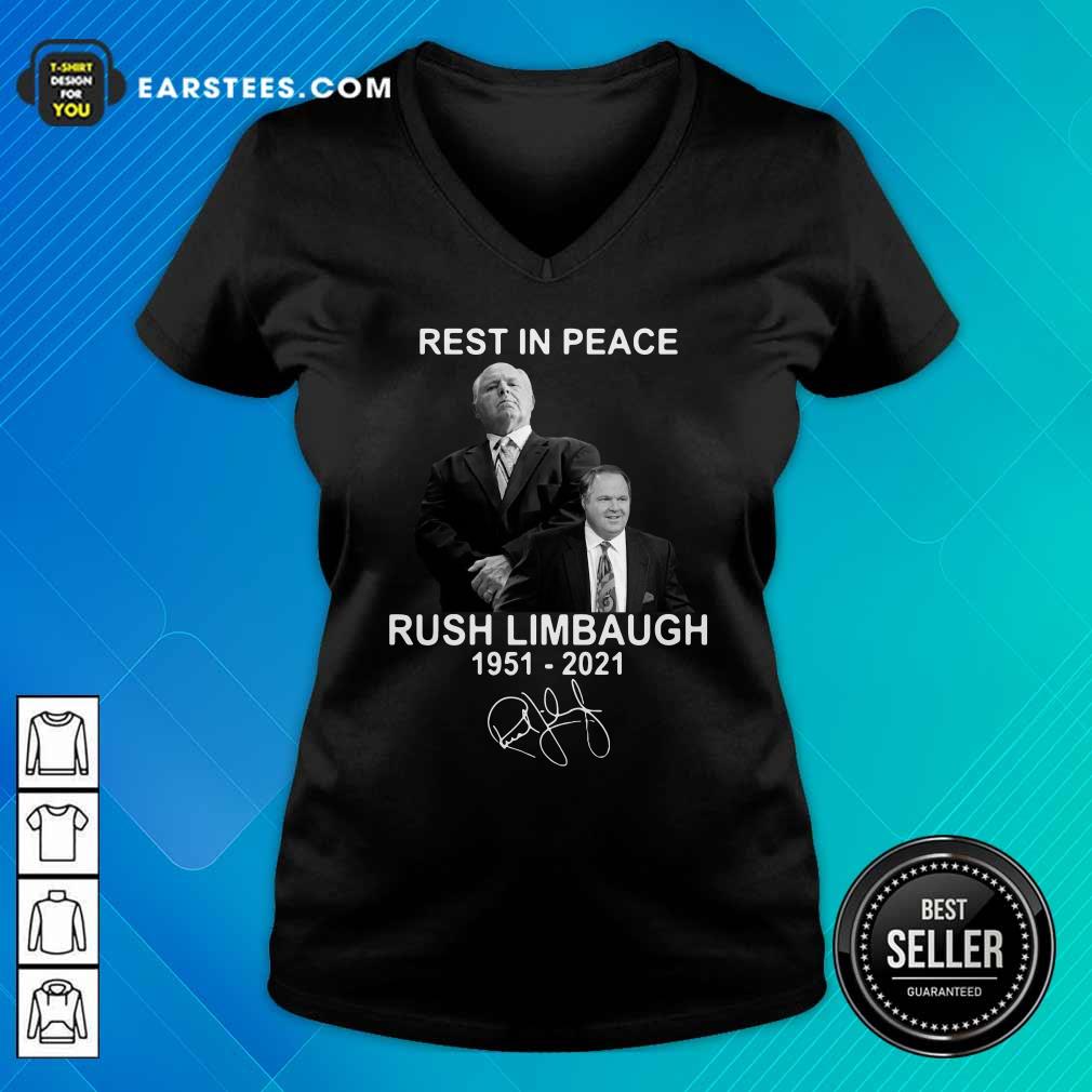Good Rest In Peace Rush Limbaugh 1951 2021 Signature Shirt - Image 3