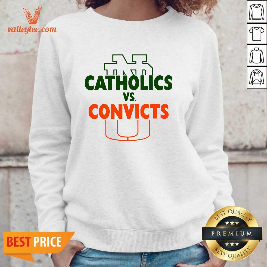 Wonderful Catholics Vs Convicts 2021 Shirt - Image 4