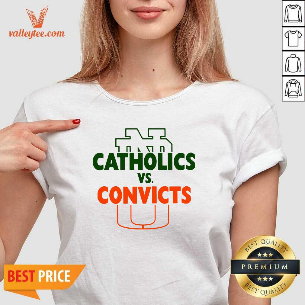 Wonderful Catholics Vs Convicts 2021 Shirt - Image 2