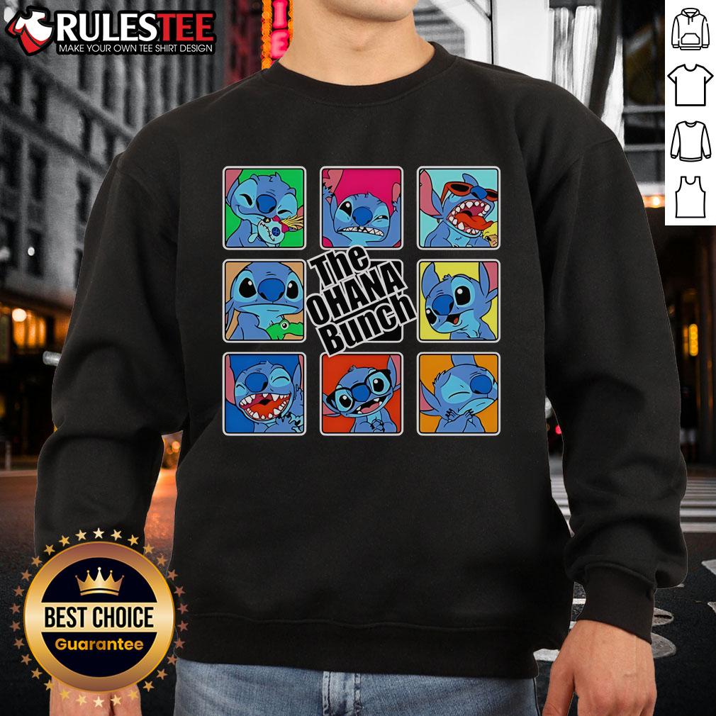Cute The Ohana Bunch Stitch X The Brady Bunch T-Shirt - Image 5