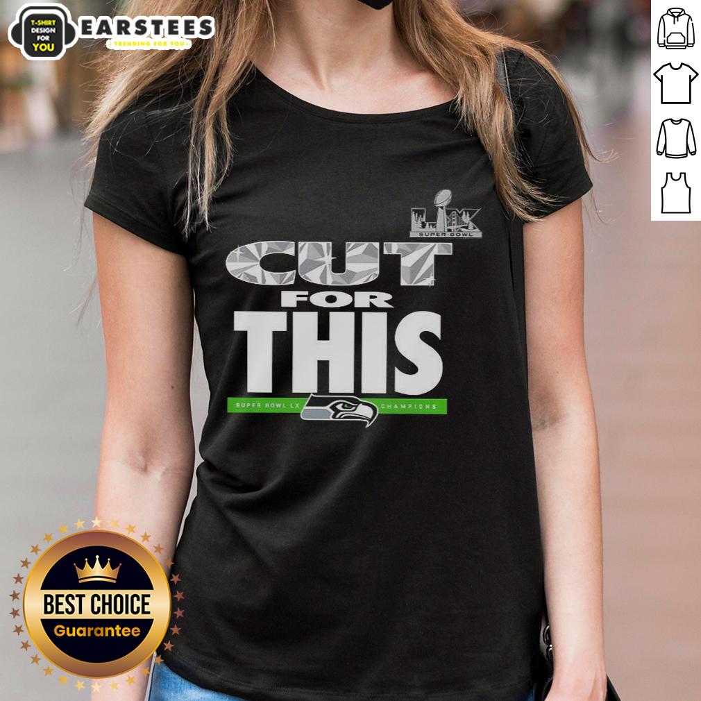 Awesome Seattle Seahawks Cut For This Super Bowl LX Champions 2026 T-Shirt - Image 3