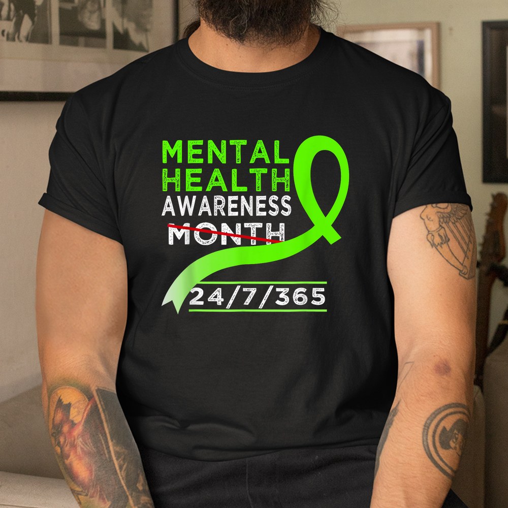 Mental Health Awareness Shirt Fight The Stigma Mental Health Shirt - Image 3