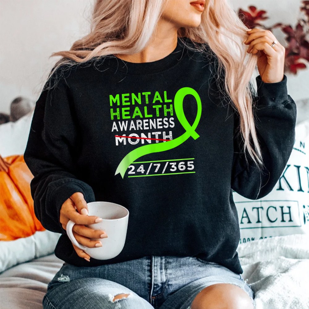 Mental Health Awareness Shirt Fight The Stigma Mental Health Shirt - Image 2