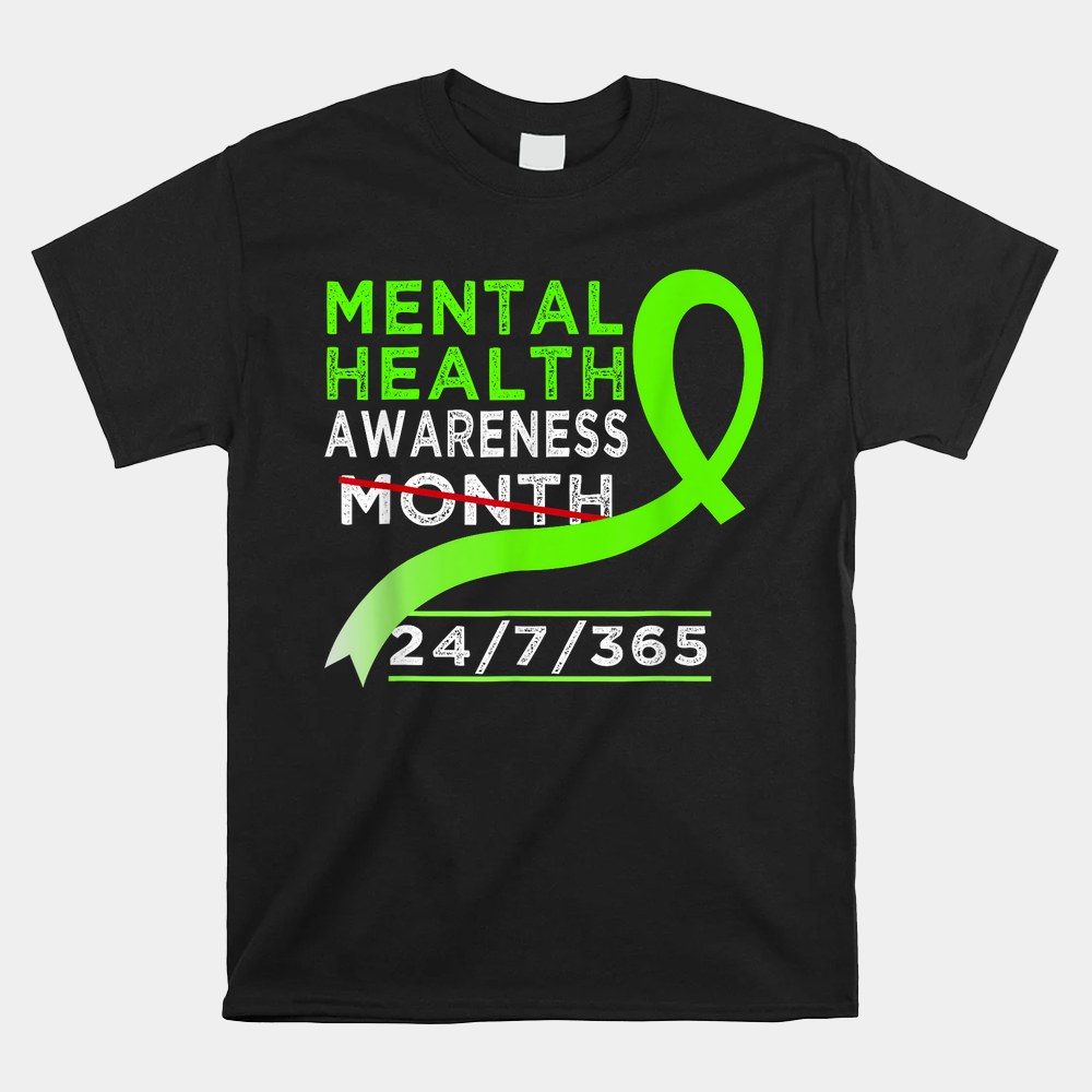 Mental Health Awareness Shirt Fight The Stigma Mental Health Shirt - Image 4