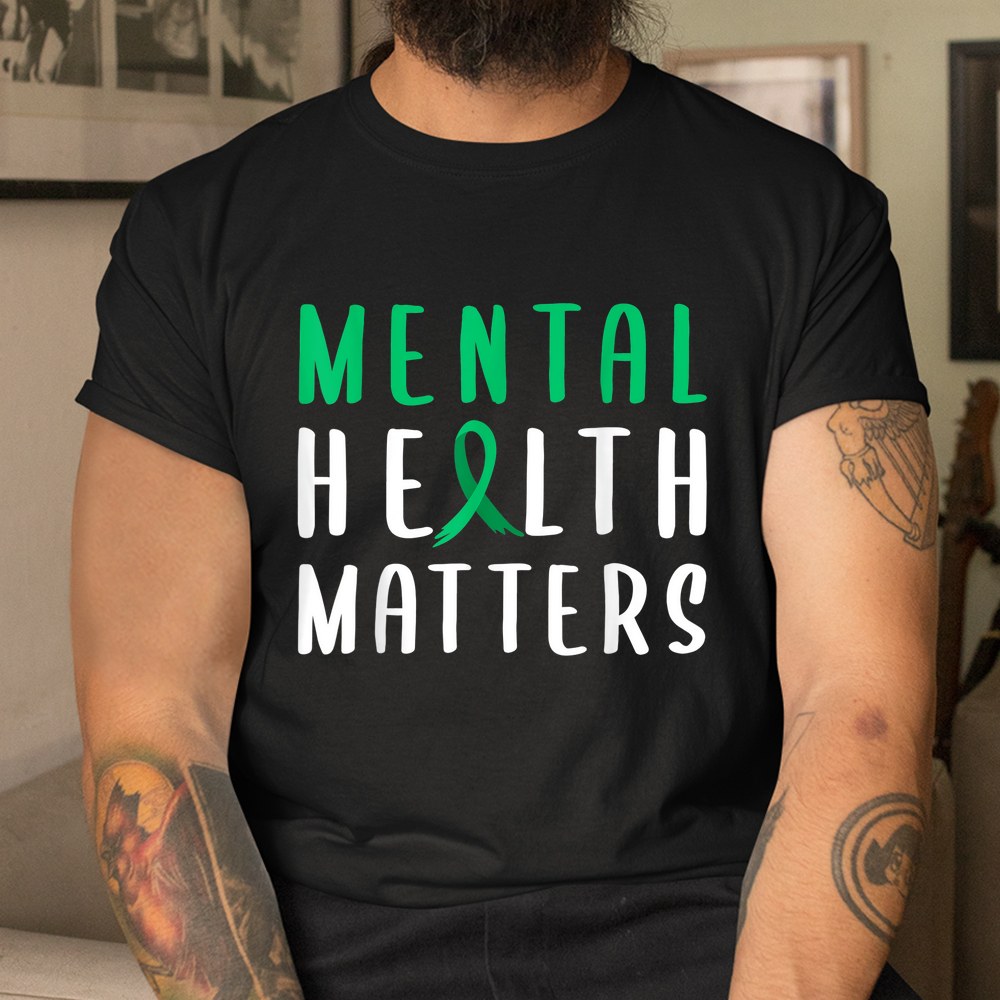 Mental Health Matters Green Ribbon Shirt - Image 3