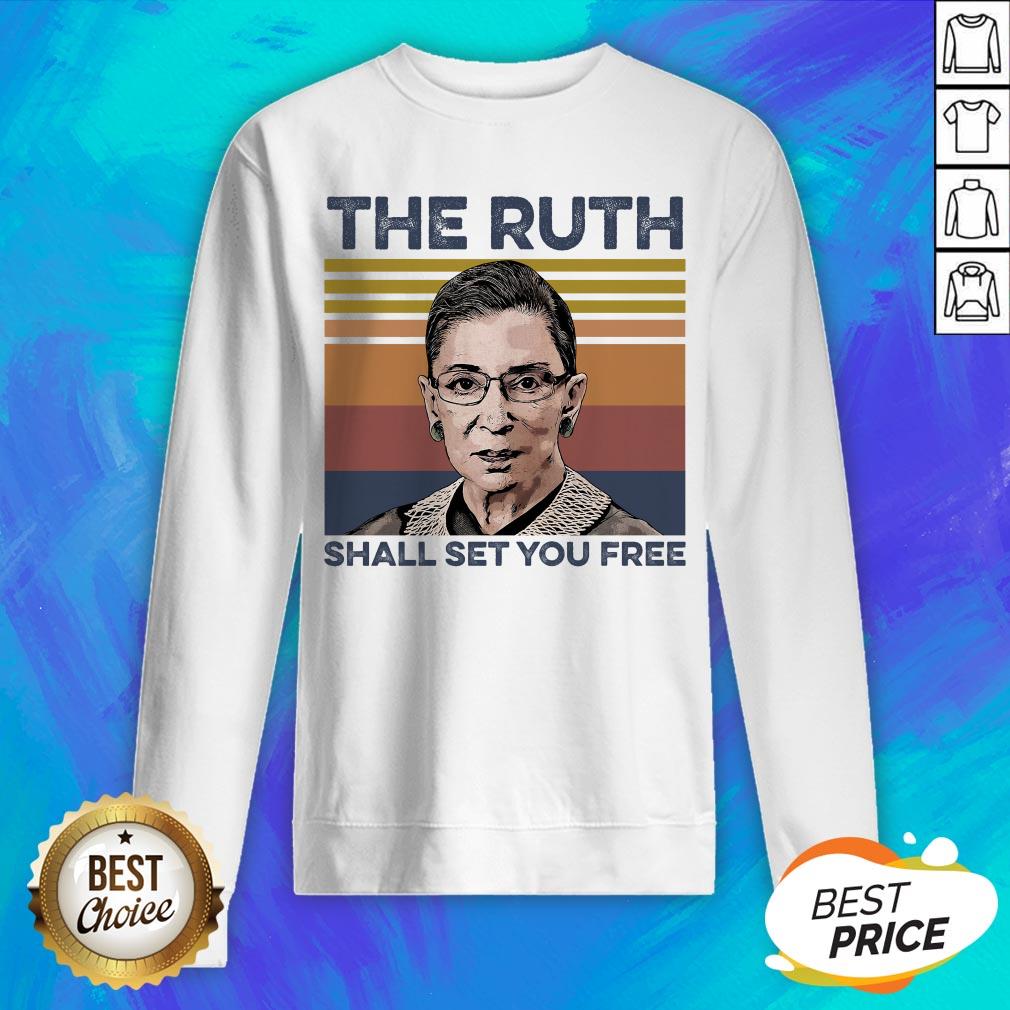 Pretty RBG The Ruth Shall Set You Free T-Shirt - Image 4