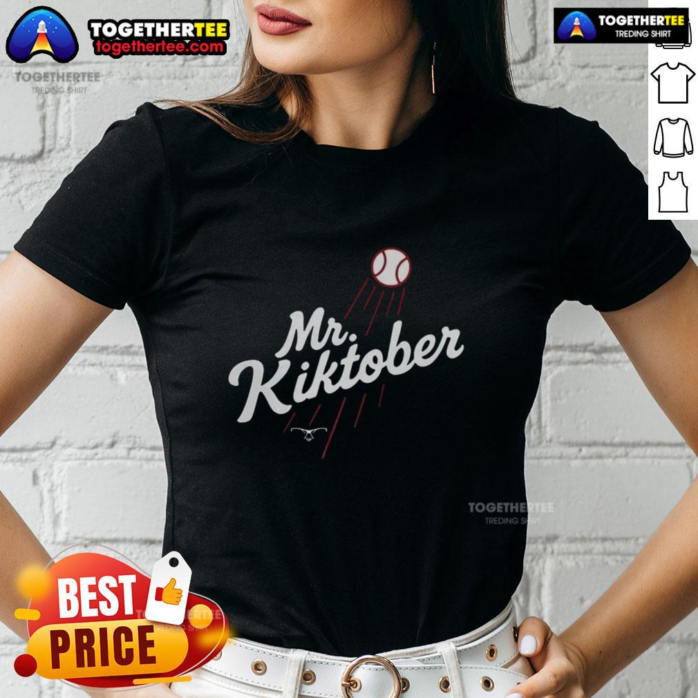 Premium Mr. Kiktober Los Angeles Dodgers Baseball The Clutch Season T-Shirt - Image 3