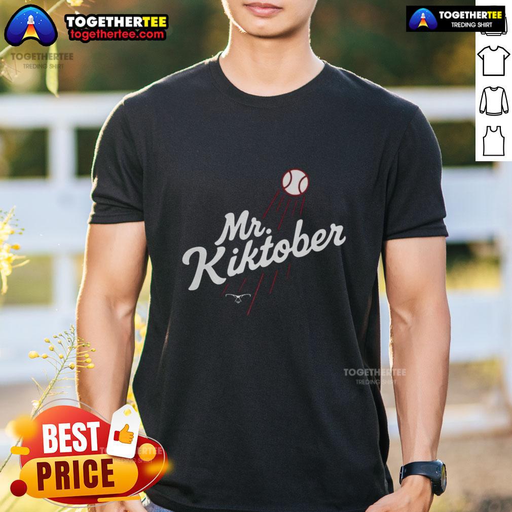 Premium Mr. Kiktober Los Angeles Dodgers Baseball The Clutch Season T-Shirt