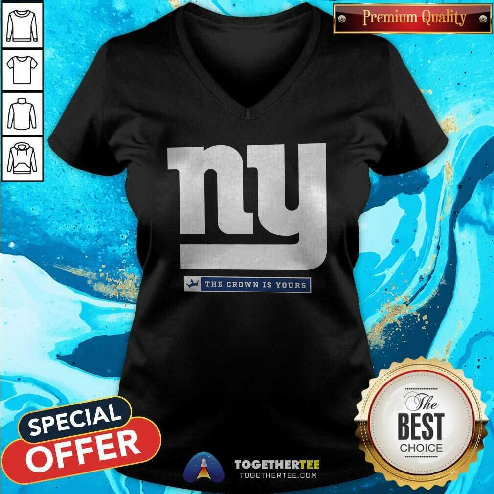 New York Giants Crow The Crown Is Yours T-Shirt - Image 4