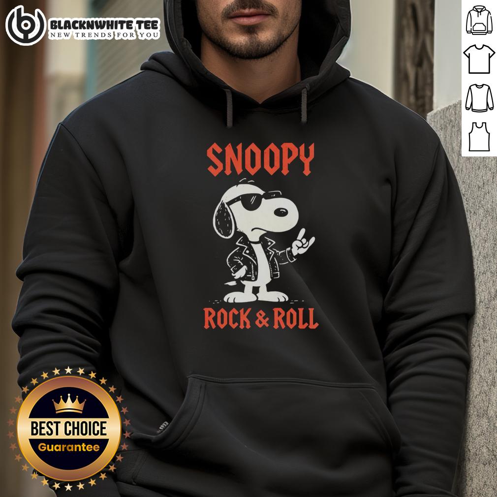 Official Snoopy Rock And Roll T-Shirt - Image 2