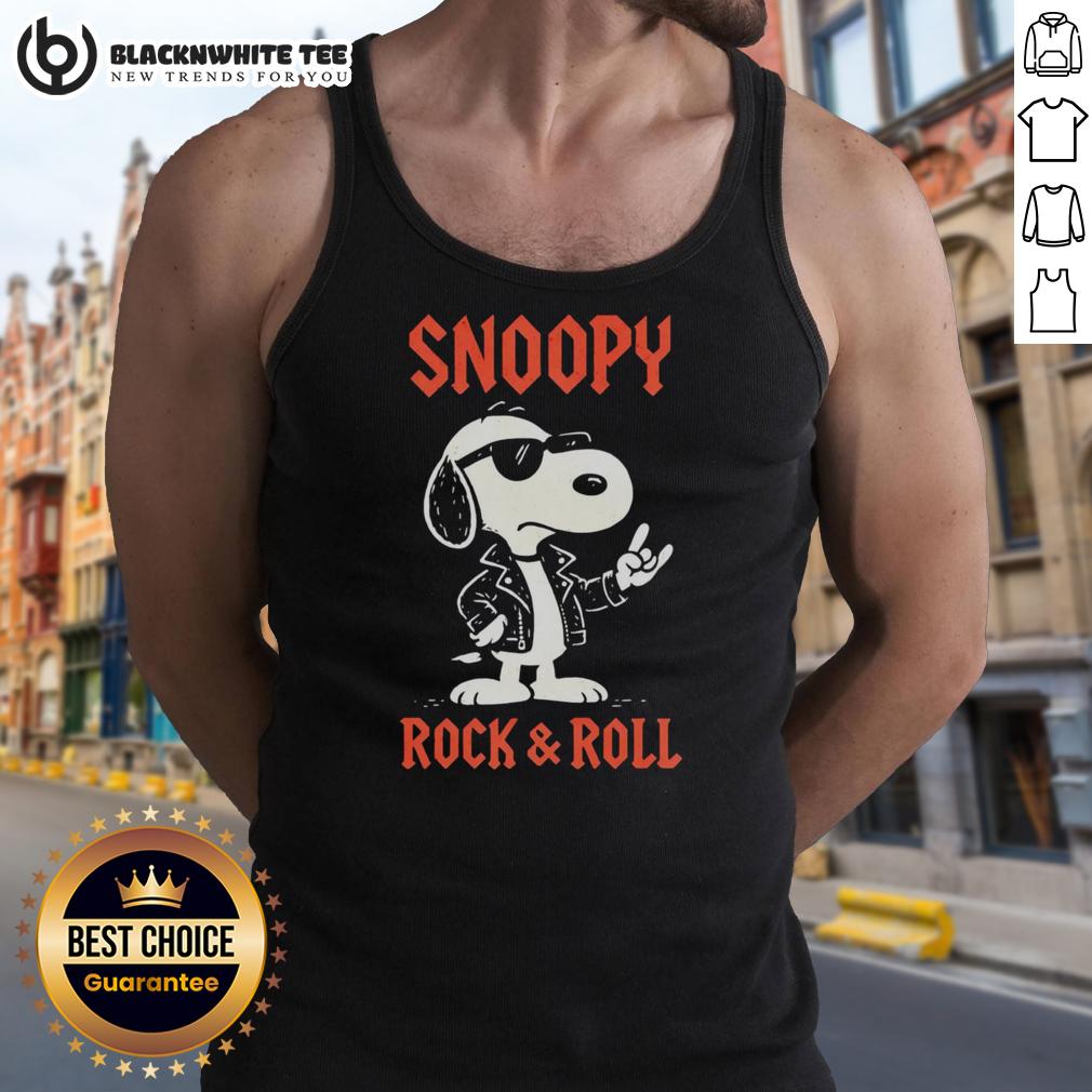 Official Snoopy Rock And Roll T-Shirt - Image 4