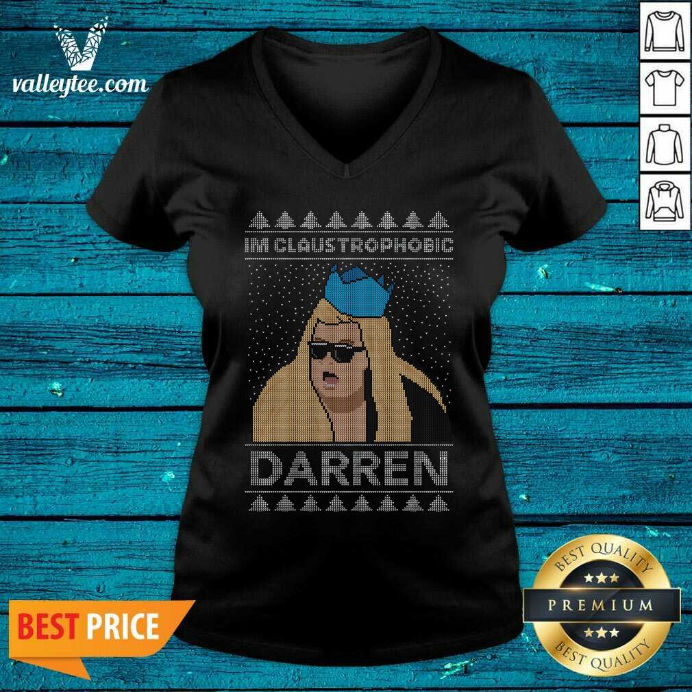 Pretty Im Claustrophobic Darren Ugly Christmas Shirt - Image 4