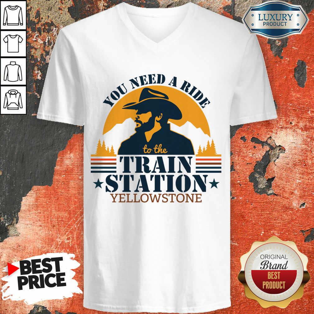 You Need A Ride To The Train Station Yellowstone Shirt - Image 4