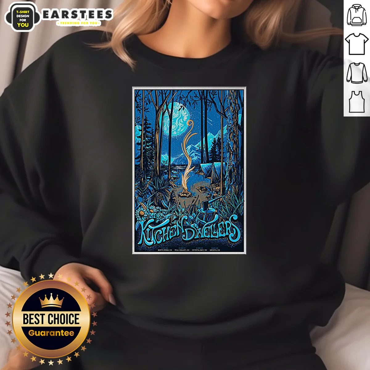 Hot Kitchen Dwellers Mill Valley CA 6 24 2026 Poster Shirt - Image 4