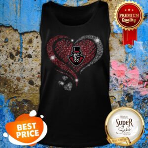 Alternative view of Nice Diamond heart love Austin Peay Governors logo Shirt