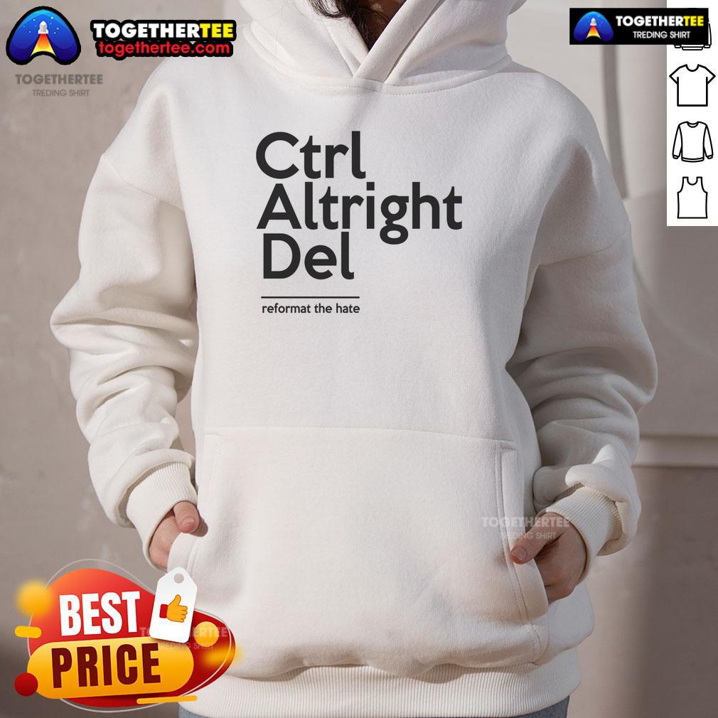 Official Ctrl Aptright Del Reformat The Hate T-Shirt - Image 2