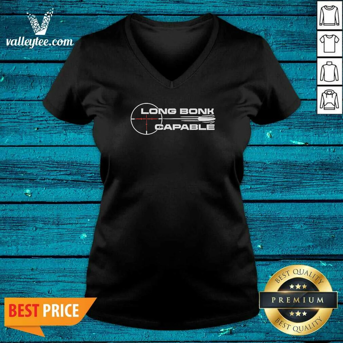Nice Long Bonk Capable Sniper Rifle Bullet Trajectory Precision Target Shooting Shirt - Image 2