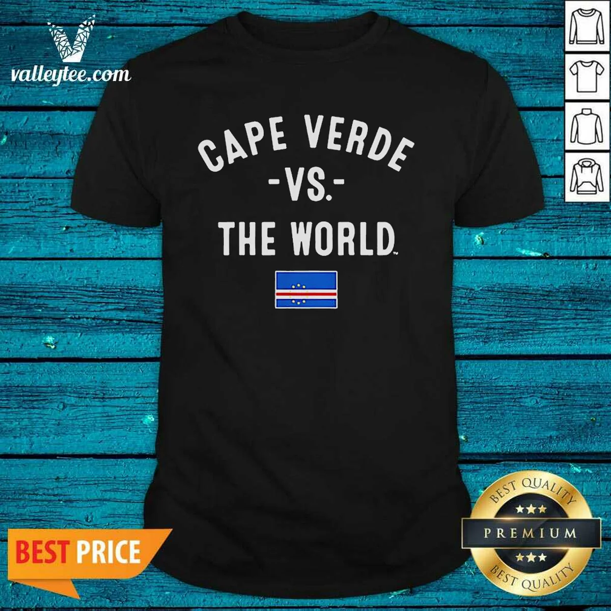 Pretty Cape Verde Vs The World National Team Pride Patriotic Country Flag World Cup 2026 Shirt