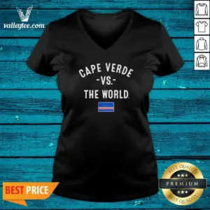 Alternative view of Pretty Cape Verde Vs The World National Team Pride Patriotic Country Flag World Cup 2026 Shirt