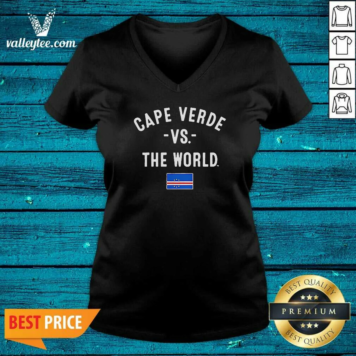 Pretty Cape Verde Vs The World National Team Pride Patriotic Country Flag World Cup 2026 Shirt - Image 2
