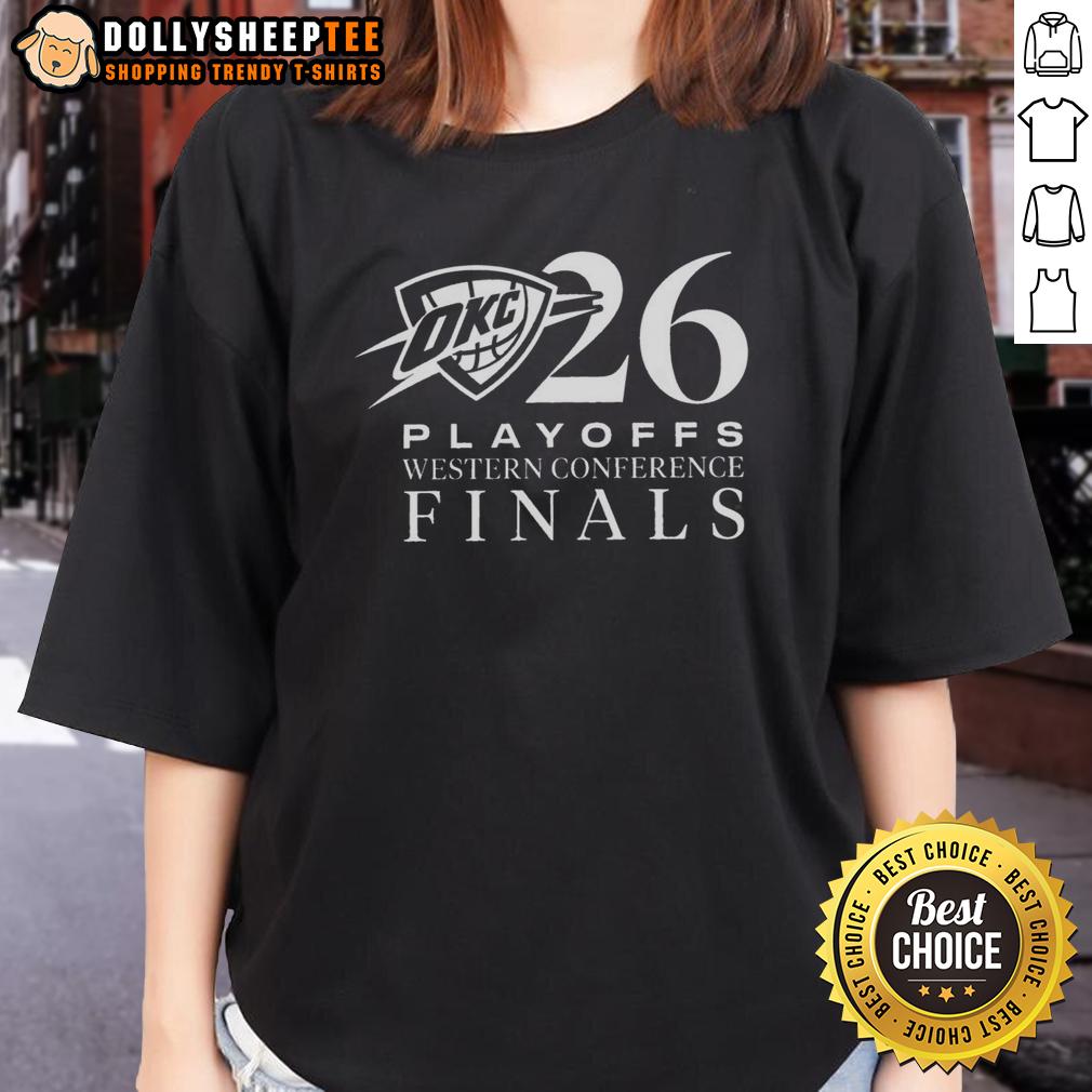 Awesome OKC Thunder Wincraft 2026 Western Conference Finals T-Shirt - Image 3