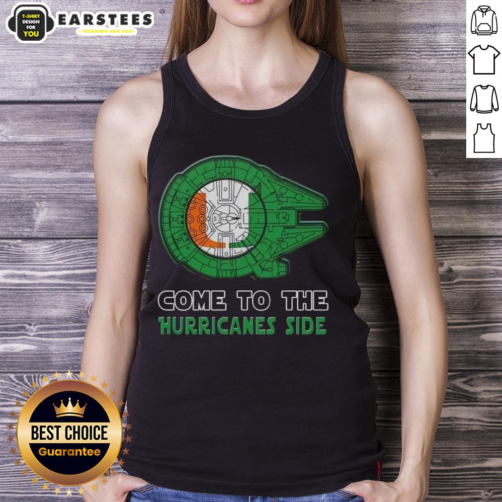Premium Star Wars Come To The Miami Hurricanes Side T-Shirt - Image 4
