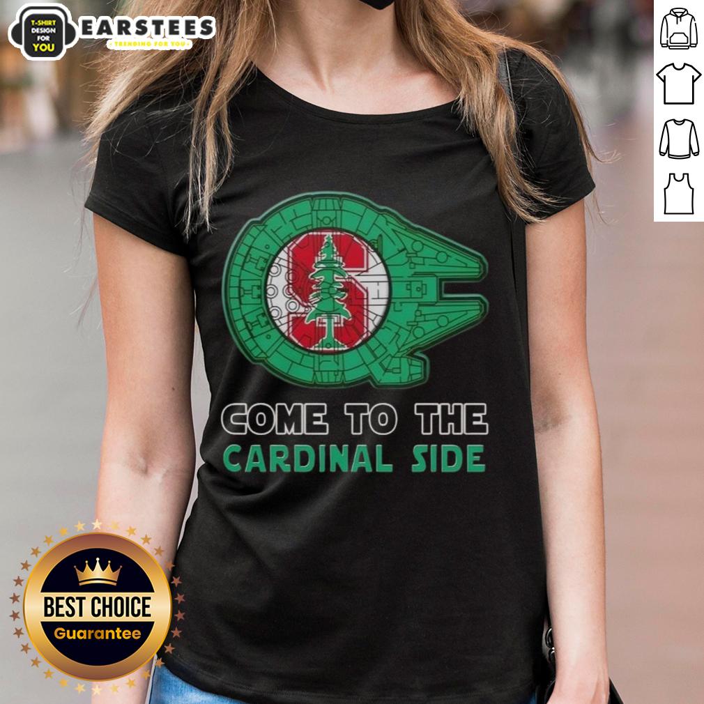 Pretty Star Wars Come To The Stanford Cardinal Side T-Shirt - Image 3