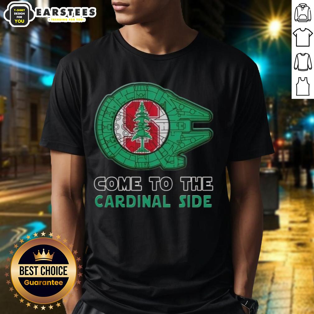 Pretty Star Wars Come To The Stanford Cardinal Side T-Shirt