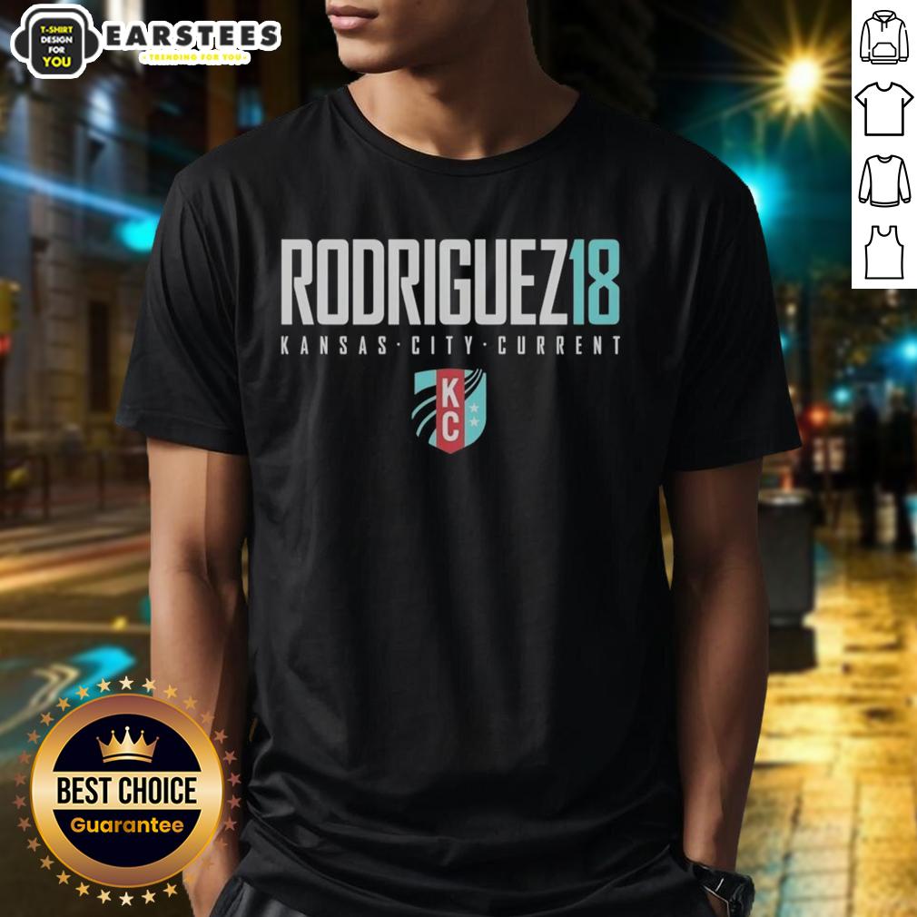 Hot Rodriguez 18 Kansas City Current KC Logo T-Shirt