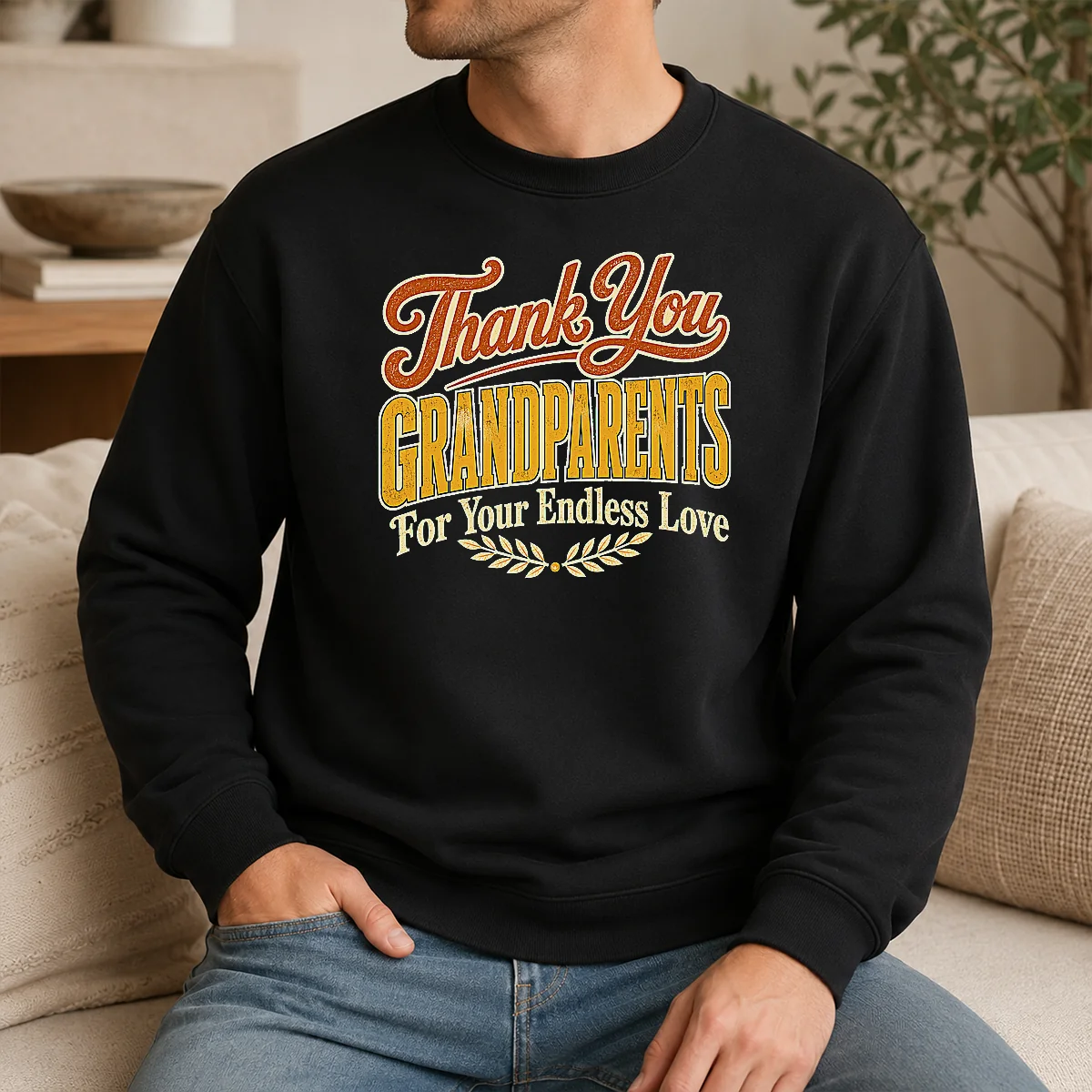Hot Nice Grandparents Day Thank You Heartfelt Vector Shirt - Image 6