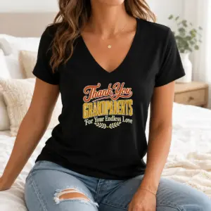 Hot Nice Grandparents Day Thank You Heartfelt Vector Shirt