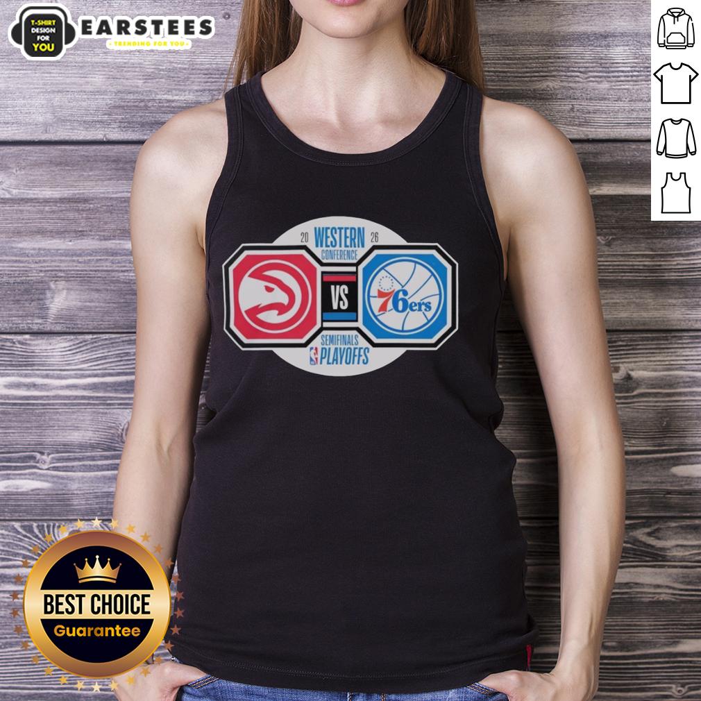 Awesome Atlanta Hawks Vs Philadelphia 76ers 2026 Nba Playoffs Western Conference Semifinals T-Shirt - Image 4