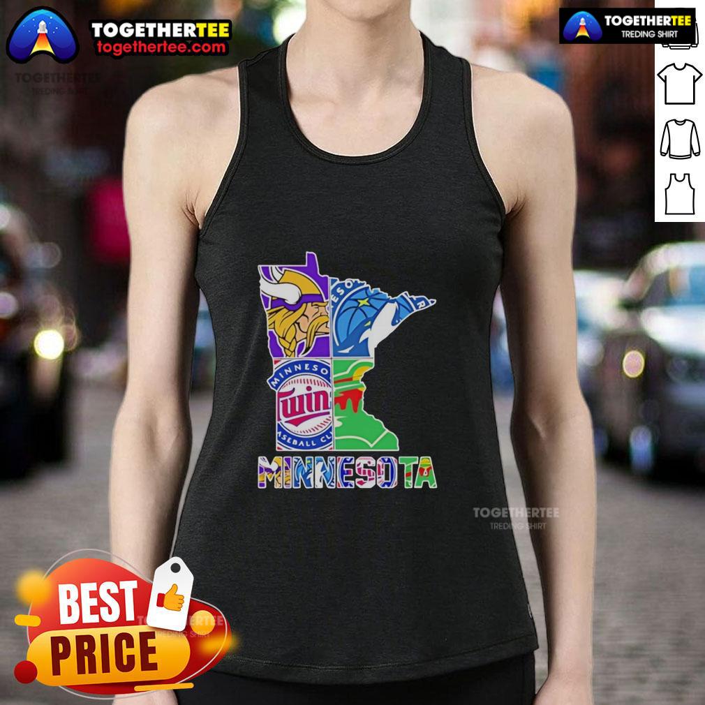 Good Minnesota Sports Teams Graphic Transfer State T-Shirt - Image 4