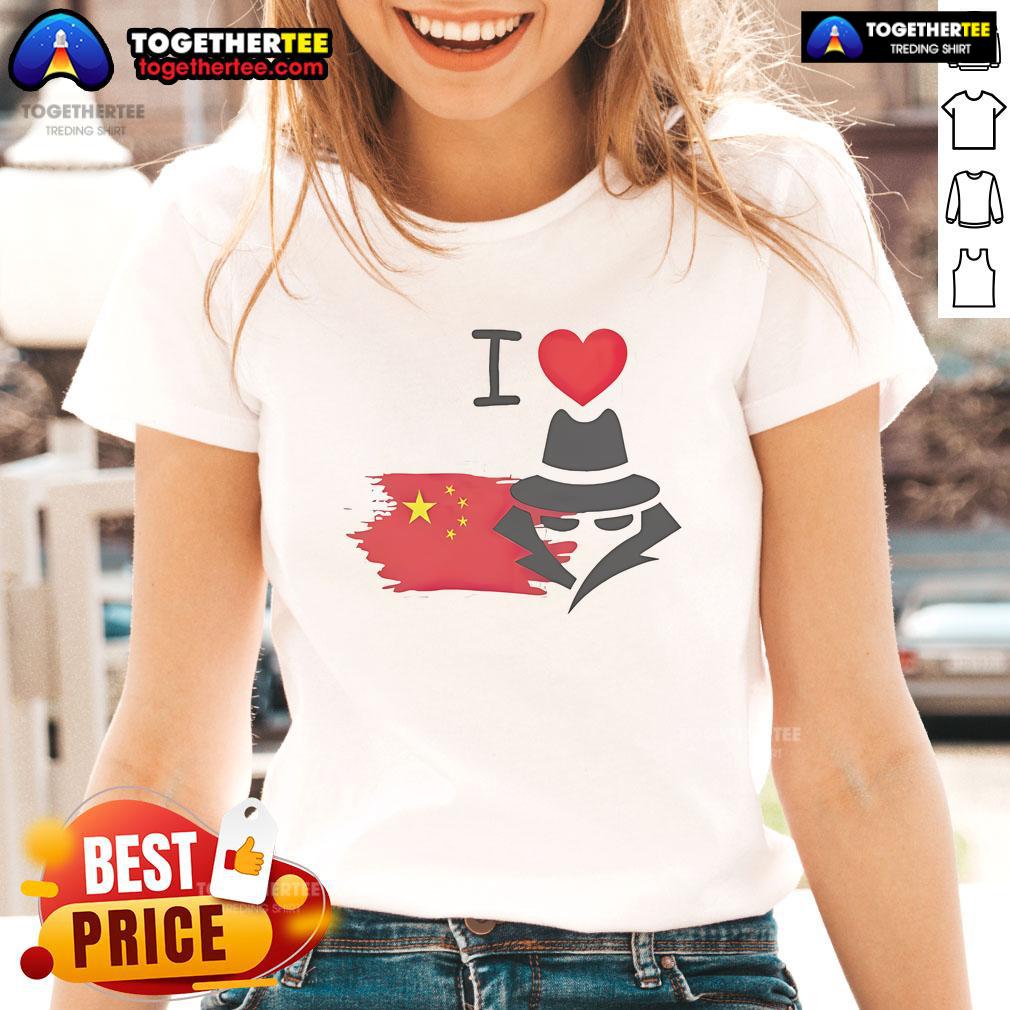 Official I Love China Tiktok B T-Shirt - Image 3
