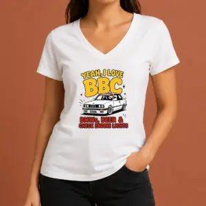Alternative view of Nice Yeah I Love BBC Bmws Beer And Check Engine Lights Shirt