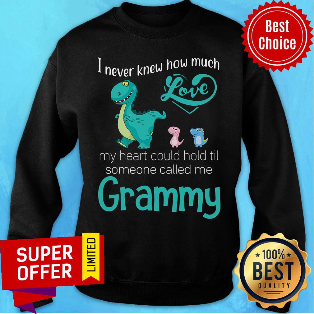 Funny I Never Knew How Much Love Grammy Saurus Shirt - Image 4