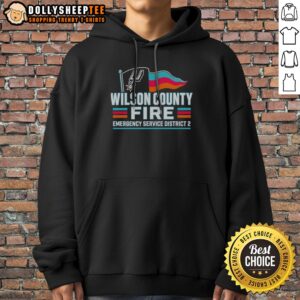 Alternative view of Hot San Antonio Spurs Wilson County Fire Emergency Service District 2 Team Logo Shirt