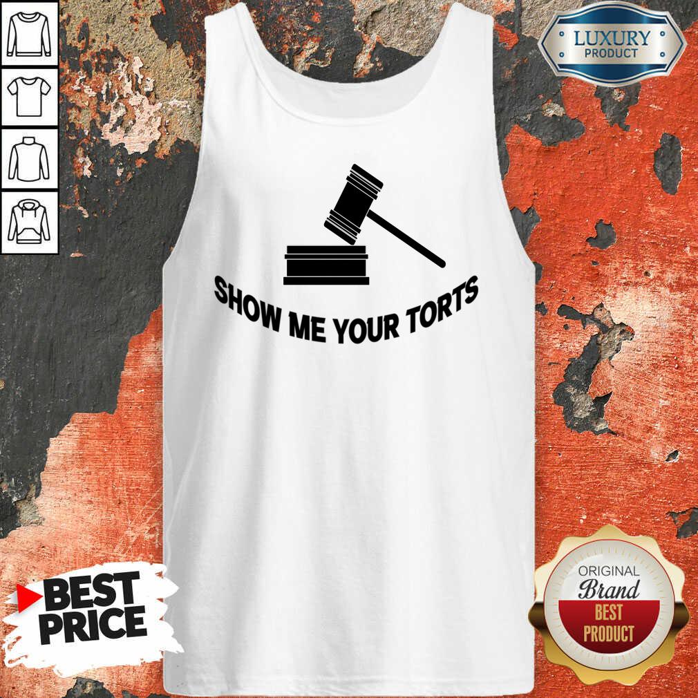 Show Me Your Torts Scale Of Justice Shirt - Image 2