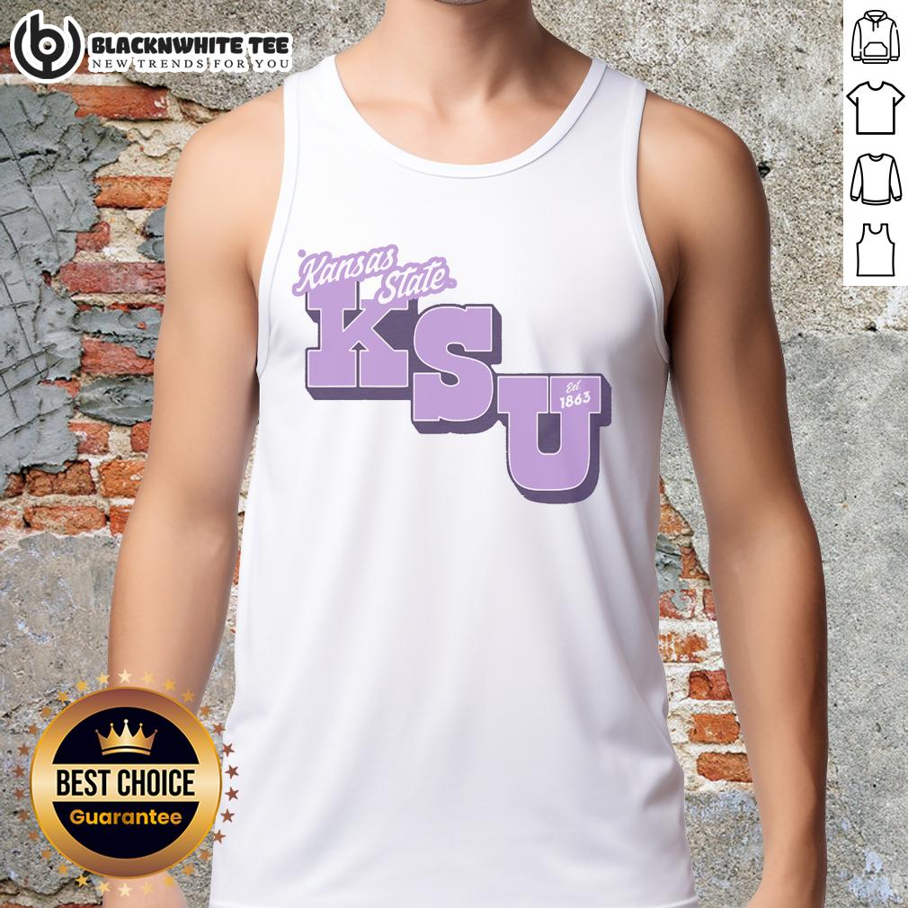 Top KSU Est 1863 Lavender Tee T-Shirt - Image 4