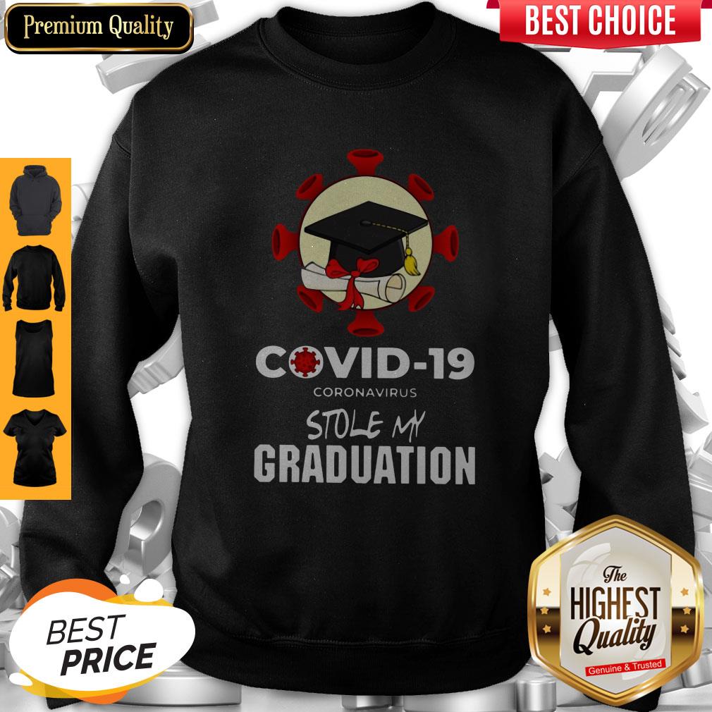 Covid 19 Coronavirus Stole My Graduation Shirt Classic T-Shirt - Image 2